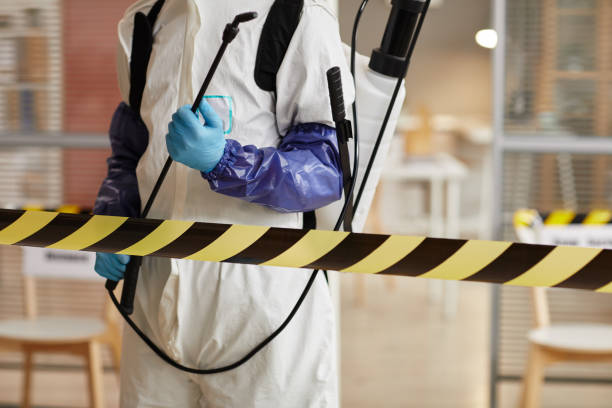 Professional Infectious Disease Decontamination technician working in Morrisville, NY